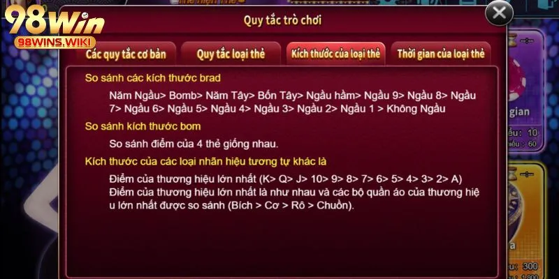 Game thủ cần biết cách so sánh bài trong bull bull
