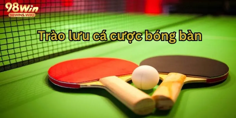 Trào lưu cá cược bóng bàn