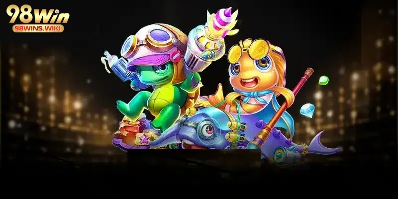 Bắn cá rùa xanh hấp dẫn tại 98win