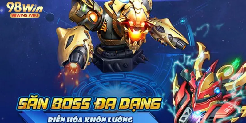 Giao diện bắn cá vũ trụ 3D sống động tại 98win