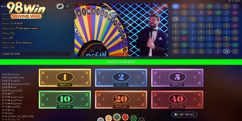 Hệ số nhân 7x xuất hiện nổ lớn tại 98win