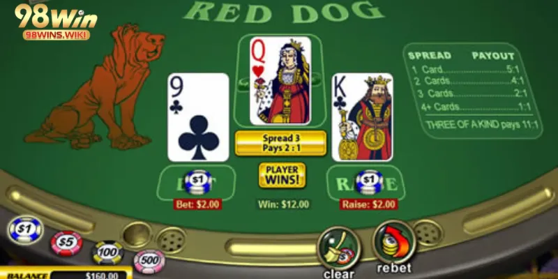 Thắng lớn mỗi ngày cùng Red Dog 3D